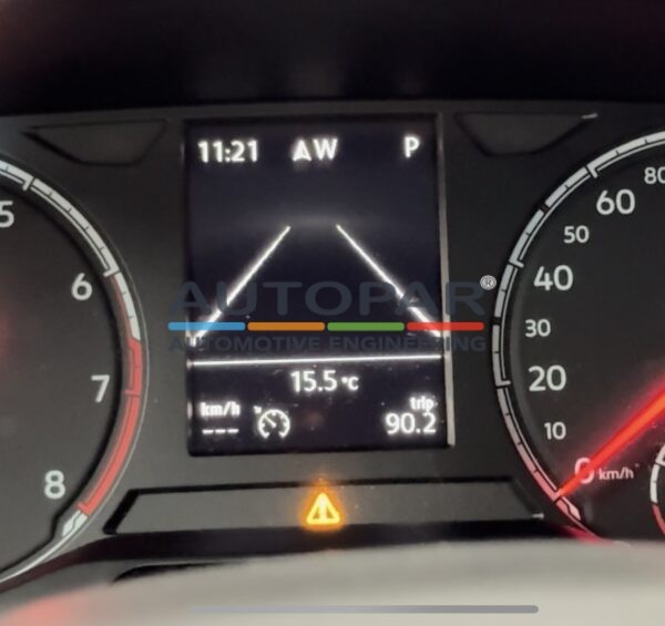 Cruisecontrol Volkswagen Polo AW met of zonder Speed Limiter dashboard