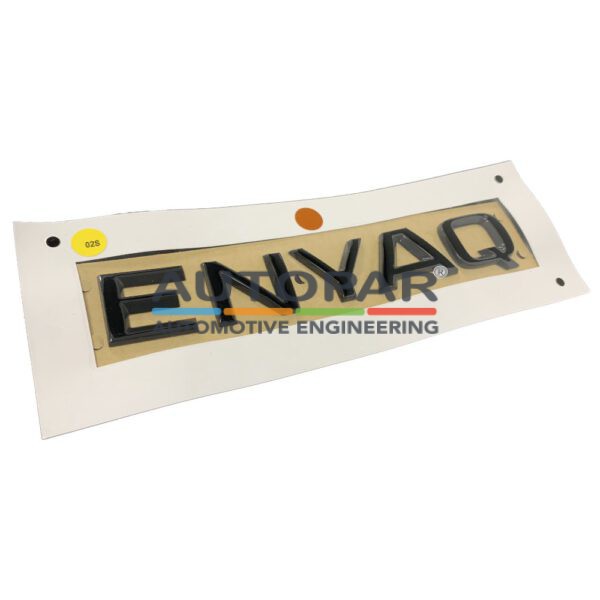 Skoda enyaq zwart logo embleem ENYAQ