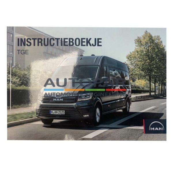 Originele handleiding instructieboekje MAN TGE voorkant bus