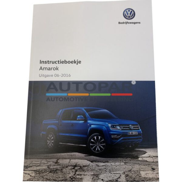 Originele handleiding instructieboekje Volkswagen AMAROK