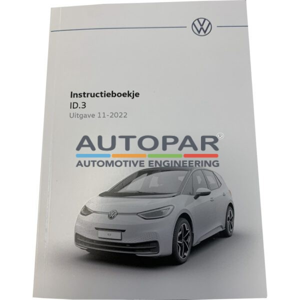 Originele handleiding instructieboekje Volkswagen ID.3