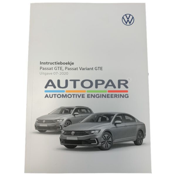 Originele handleiding instructieboekje Volkswagen Passat GTE & Passat Variant GTE voorzijde autopar