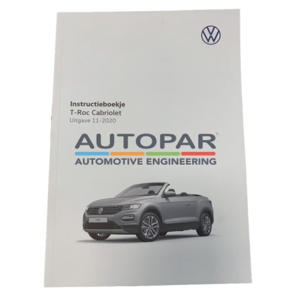 instructieboekje T-ROC cabriolet Volkswagen handleiding