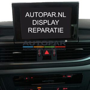 Audi A7 zwart display zwart scherm probleem reparatie