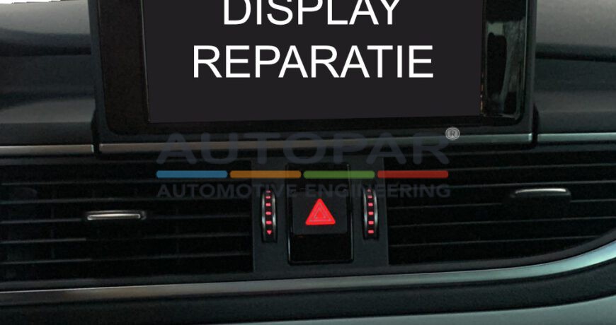 Audi A7 zwart display zwart scherm probleem reparatie